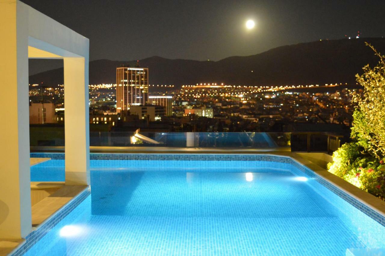 Ferienwohnung Athens Lycabettus Hill Penthouse, Private Roof Garden & Pool Exterior foto