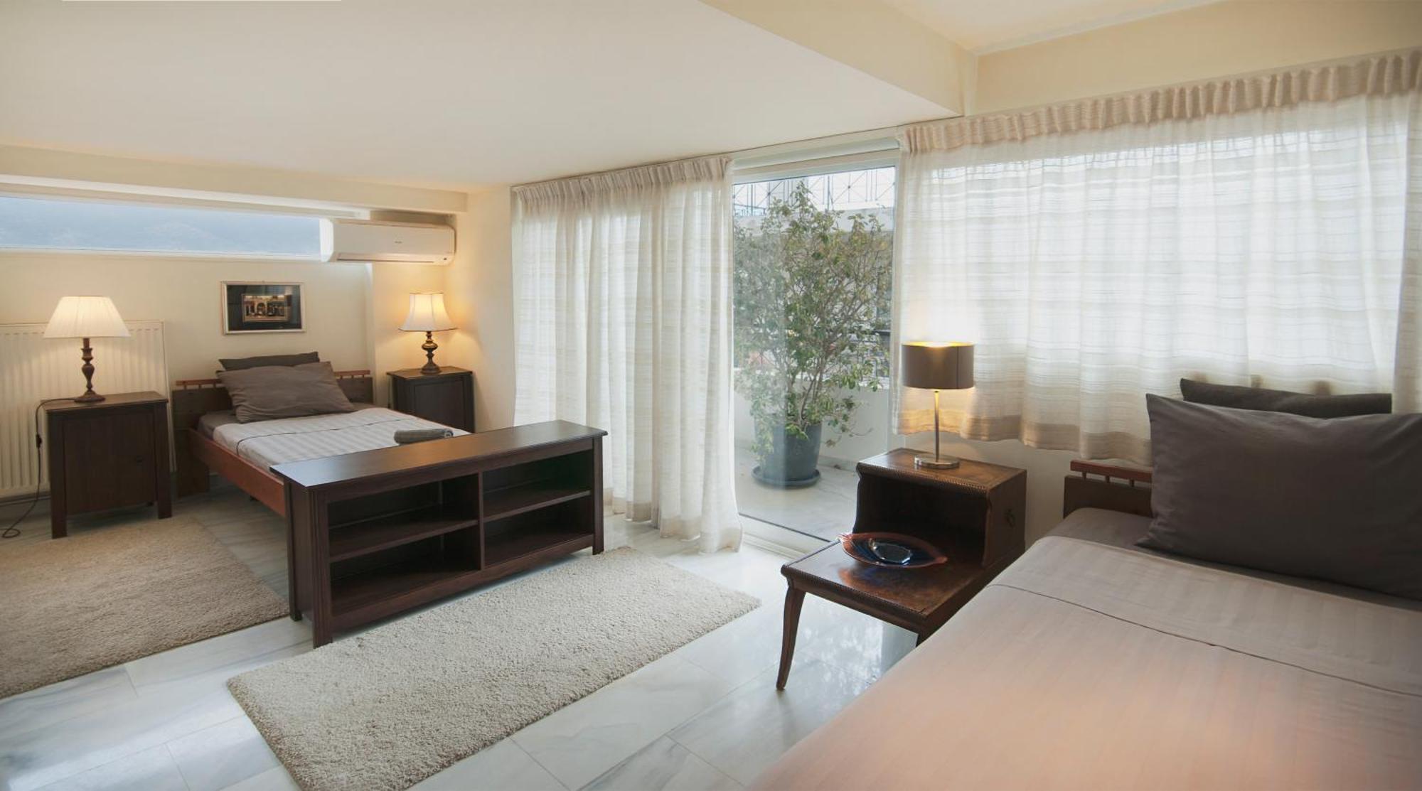 Ferienwohnung Athens Lycabettus Hill Penthouse, Private Roof Garden & Pool Exterior foto
